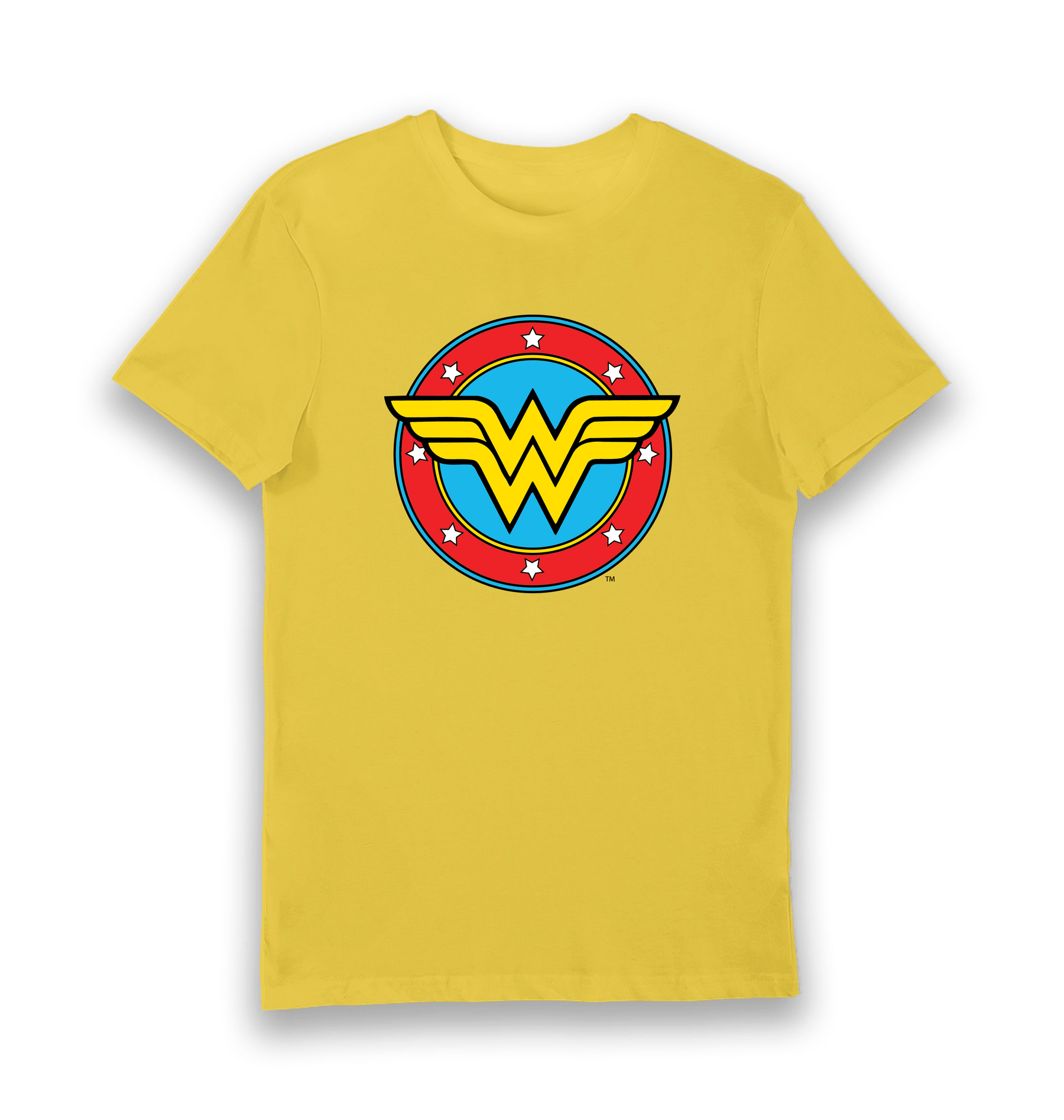 Yellow Printed T-shirt Front