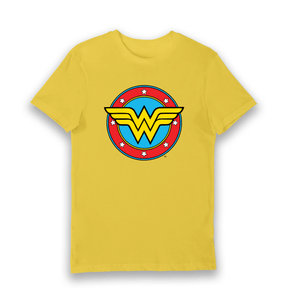 Yellow Printed T-shirt Front