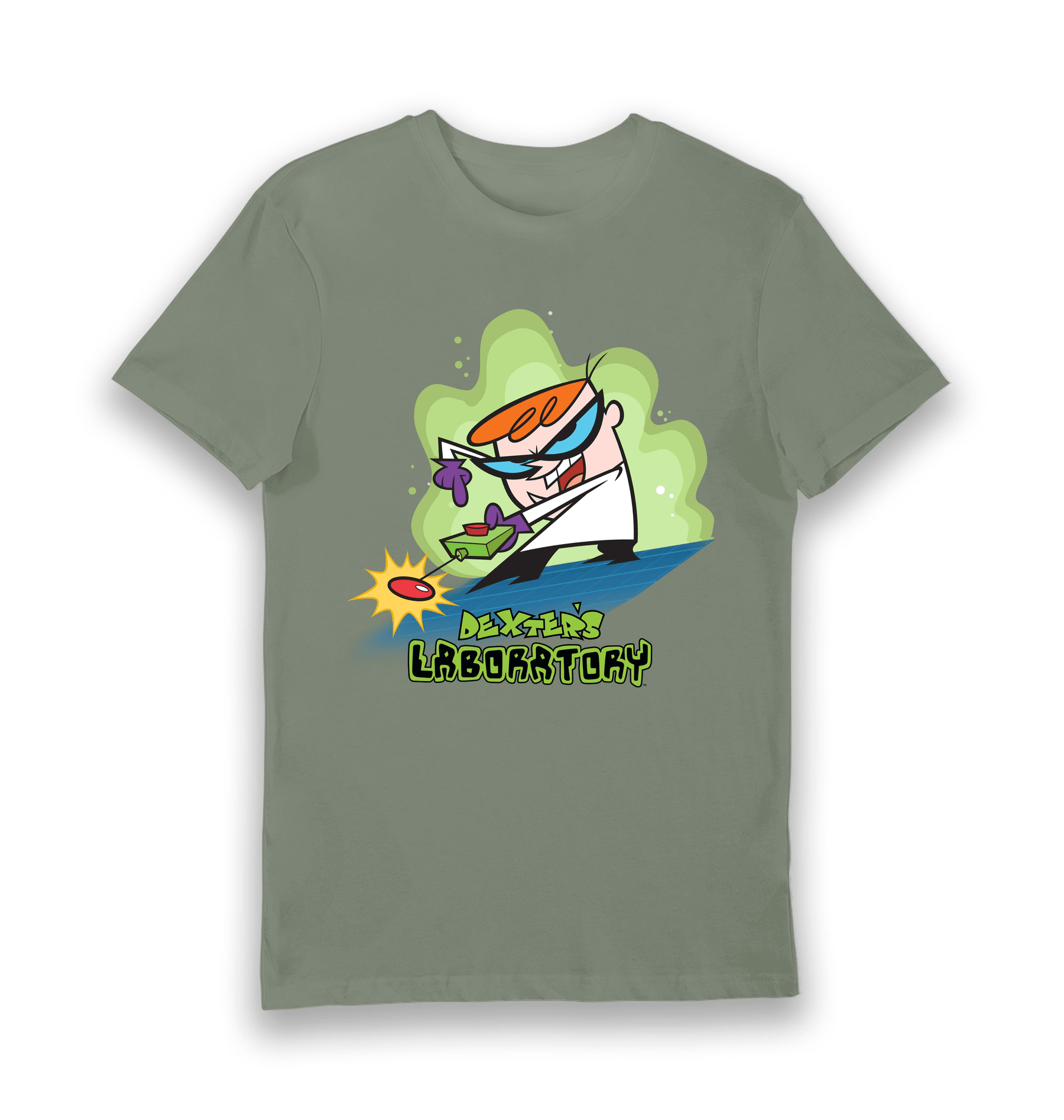 Khaki Printed T-shirt Front