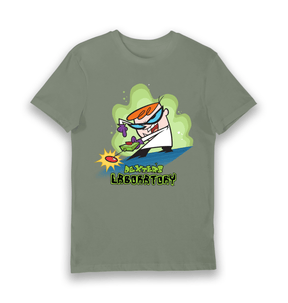 Khaki Printed T-shirt Front