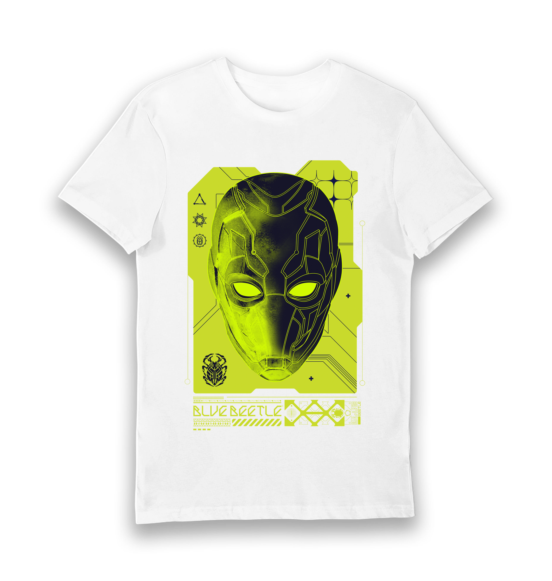 White Printed T-shirt Front