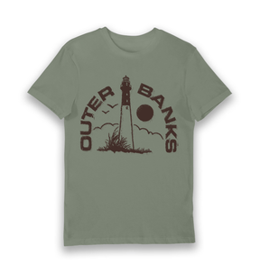 Khaki Printed T-shirt Front