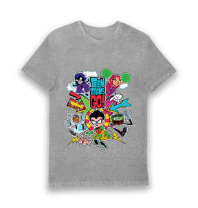 Sports Grey Printed T-shirt Front