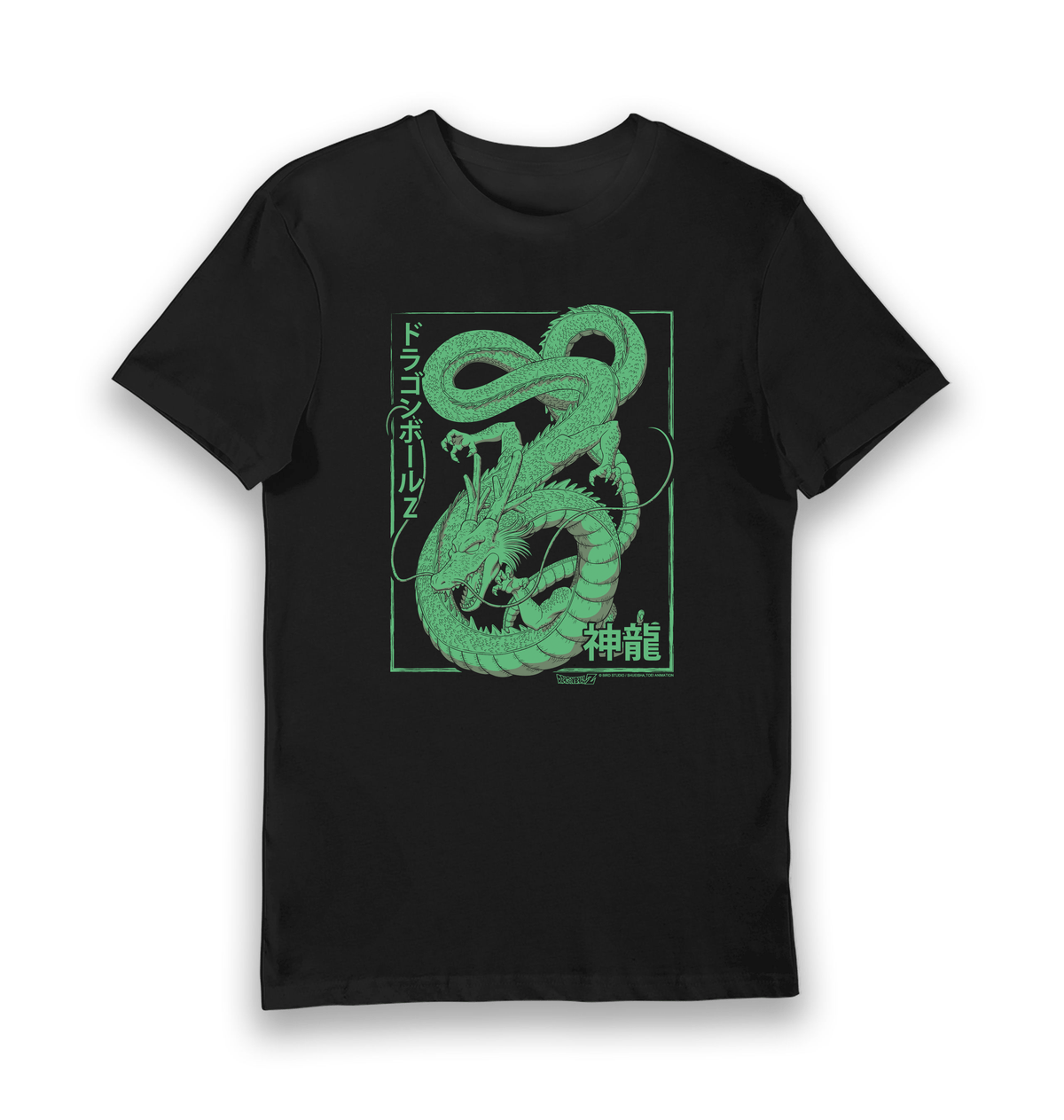 Black Printed T-shirt Front