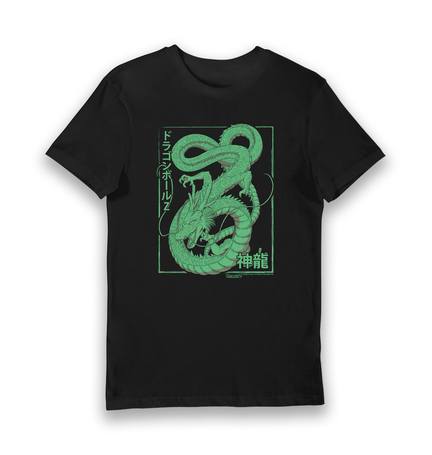 Black Printed T-shirt Front