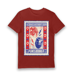 Brick Red Printed T-shirt Front