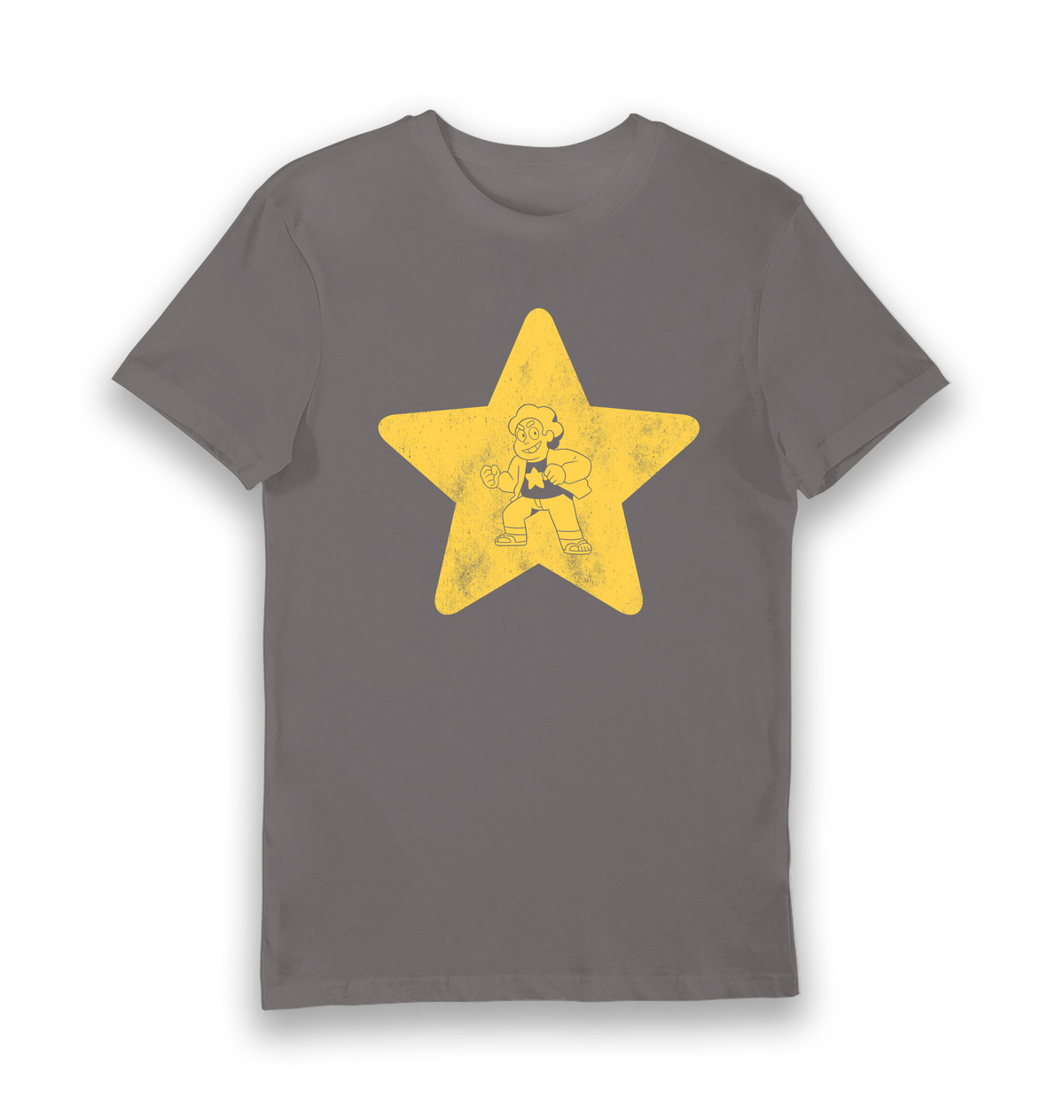 Charcoal Printed T-shirt Front