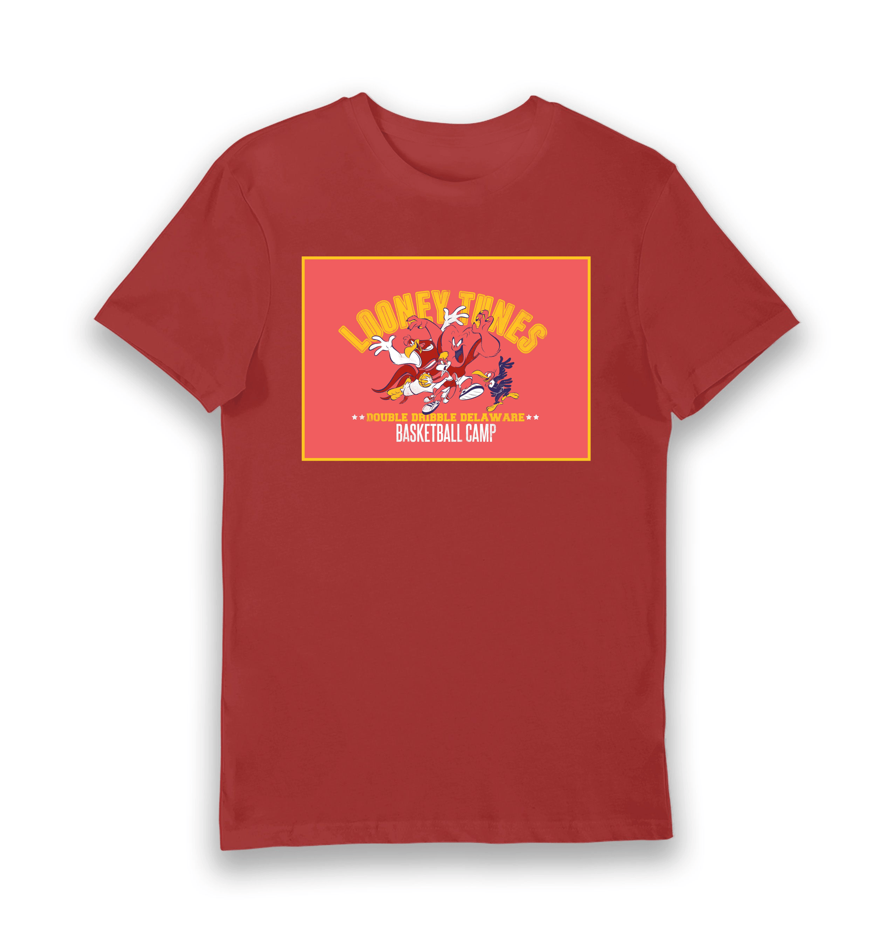 Red Printed T-shirt Front