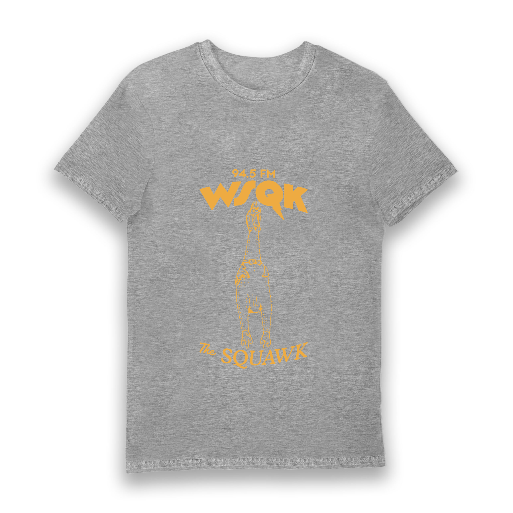 Sports Grey Printed T-shirt Front