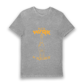 Sports Grey Printed T-shirt Front