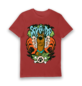 Red Printed T-shirt Front