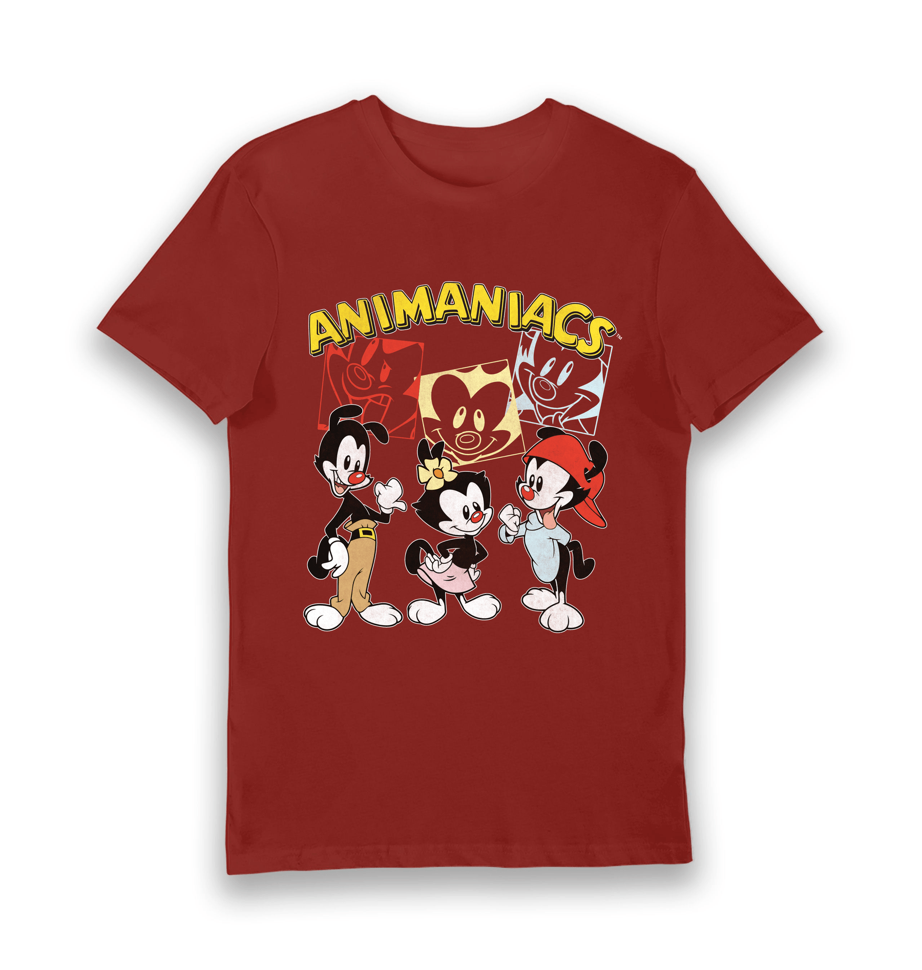 Brick Red Printed T-shirt Front