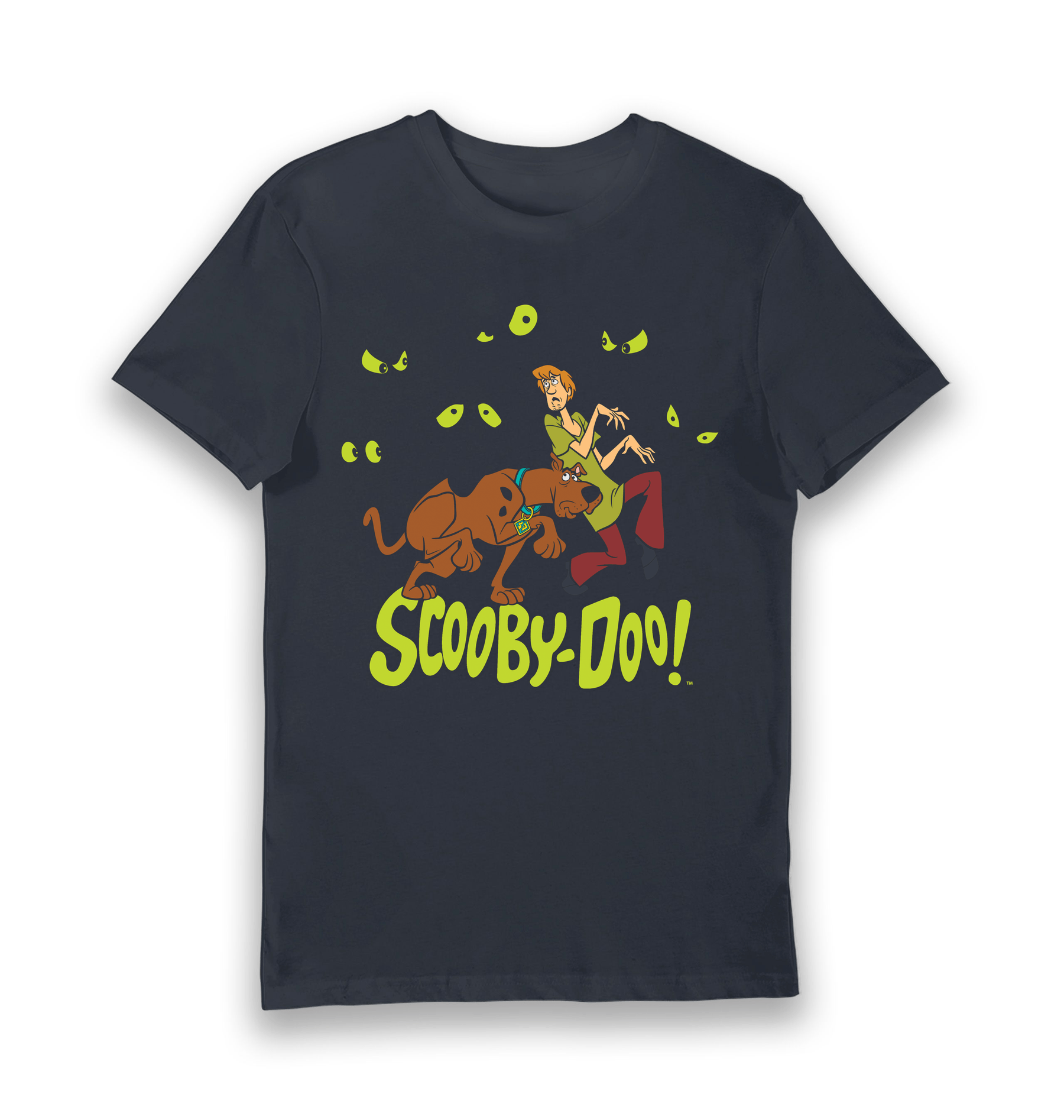 Navy Printed T-shirt Front