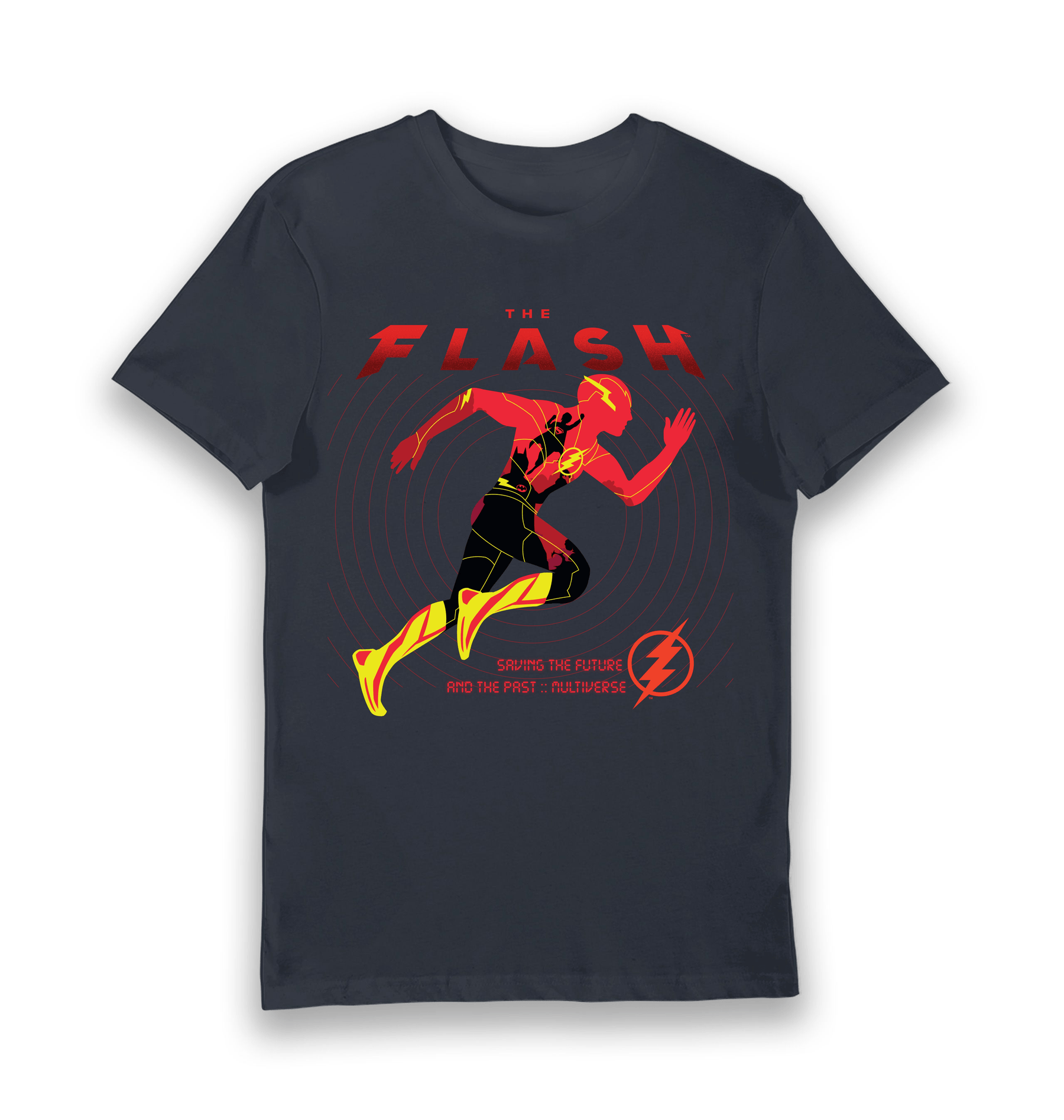 Navy Printed T-shirt Front