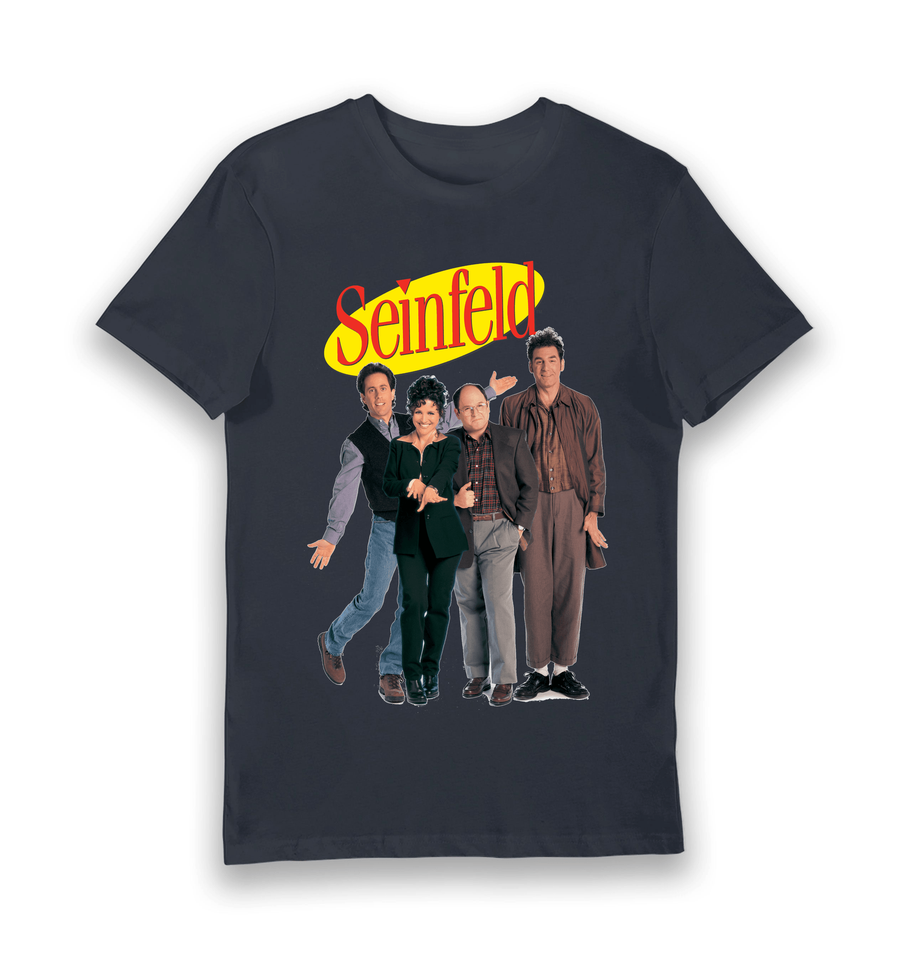 Navy Printed T-shirt Front