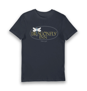 Navy Printed T-shirt Front