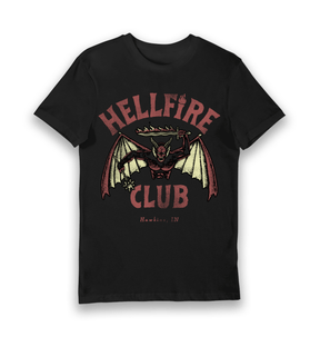Black Printed T-shirt Front
