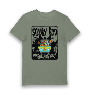 Khaki Printed T-shirt Front