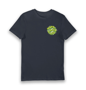 Navy Printed T-shirt Front