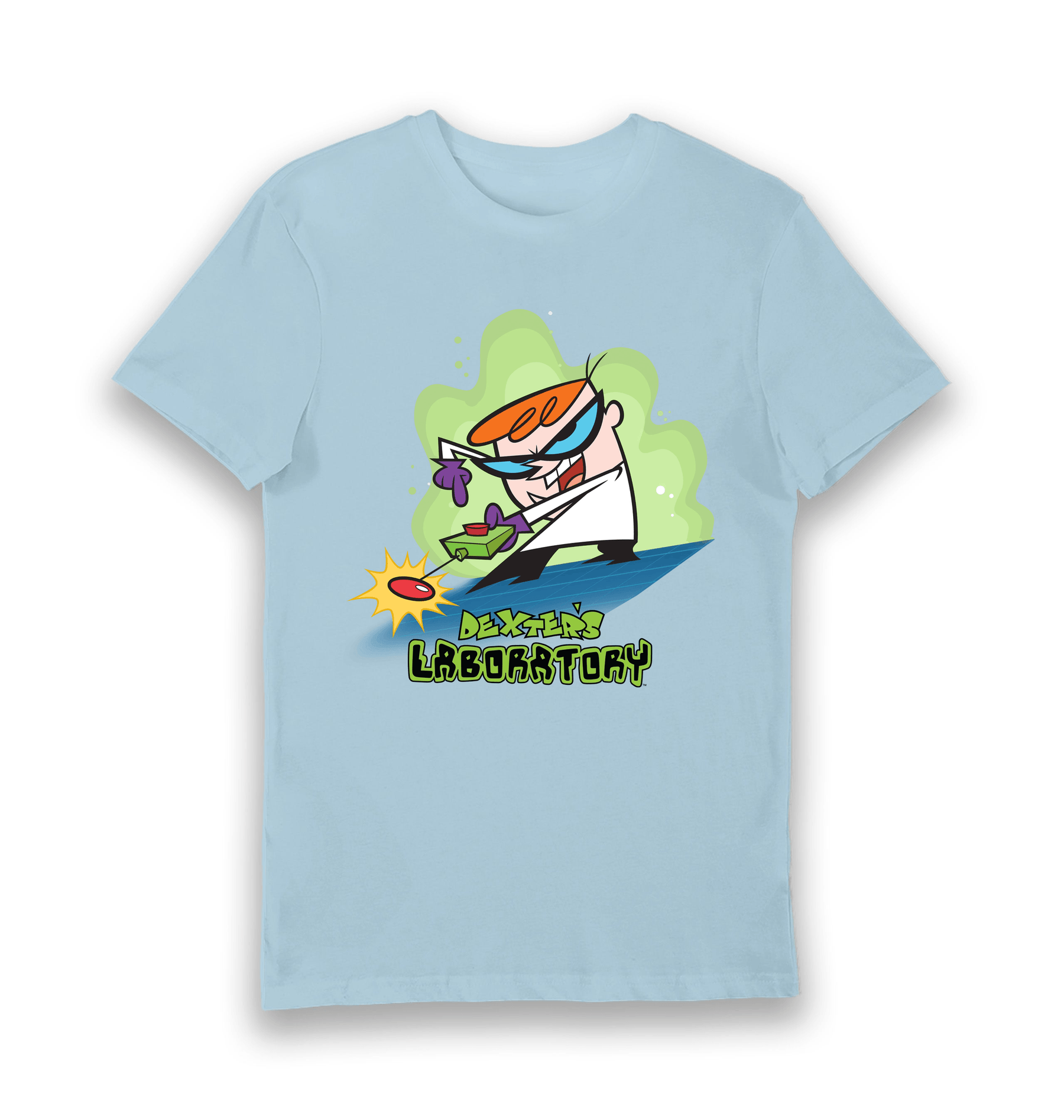 Light Blue Printed T-shirt Front