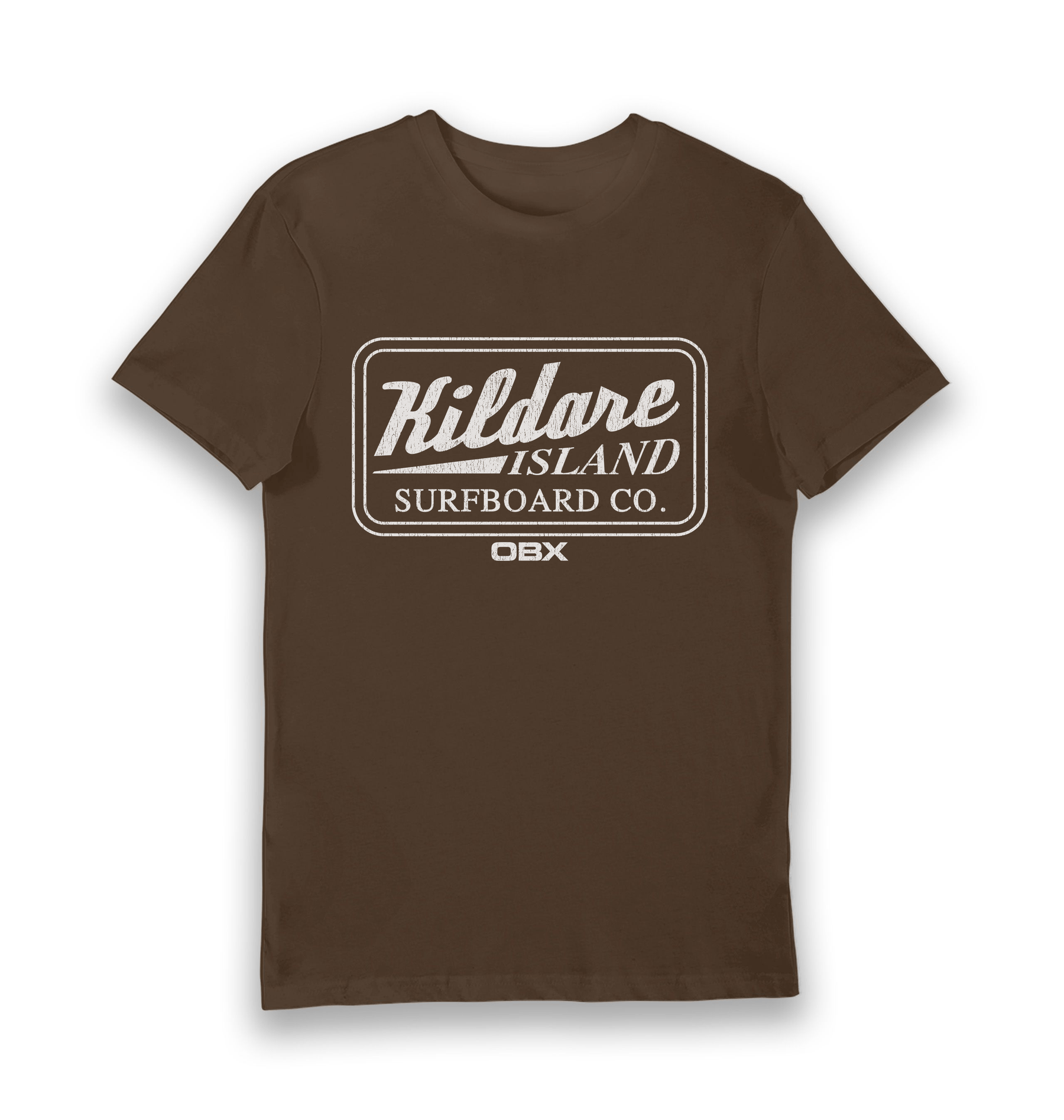 Brown Printed T-shirt Front