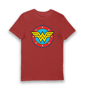 Red Printed T-shirt Front