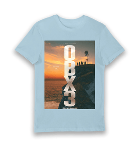 Light Blue Printed T-shirt Front