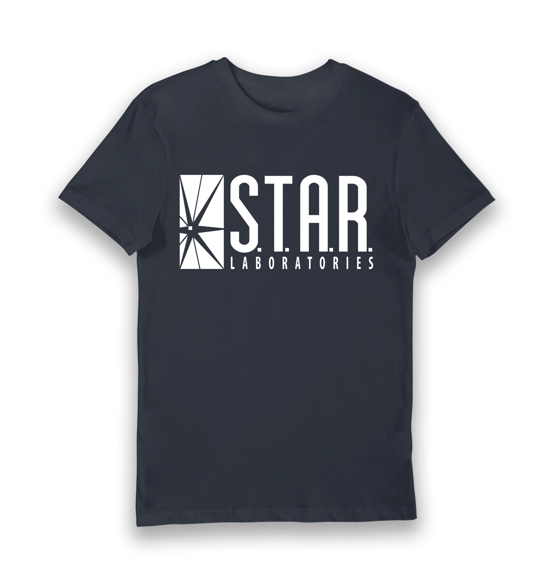 Navy Printed T-shirt Front