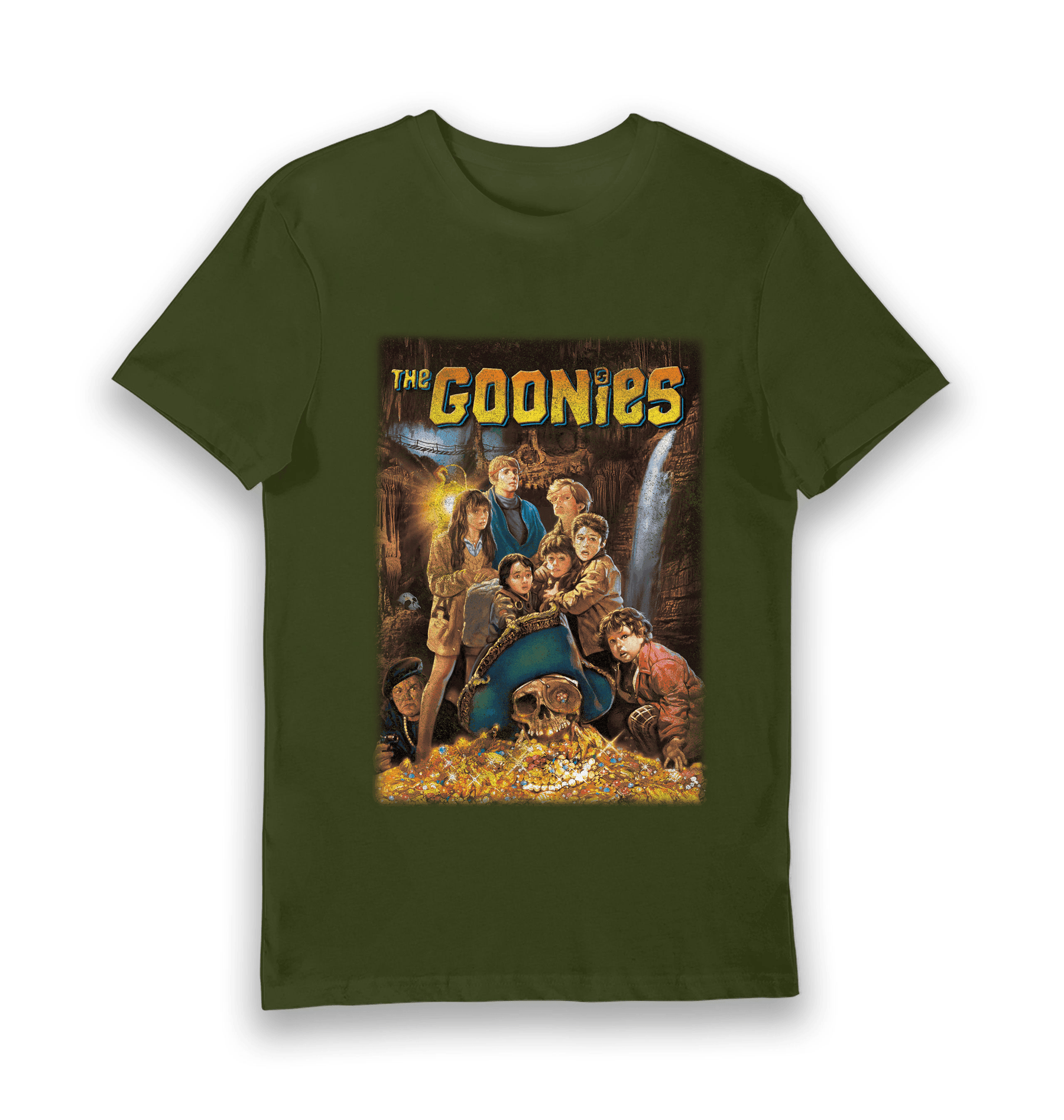 Forest Green Printed T-shirt Front