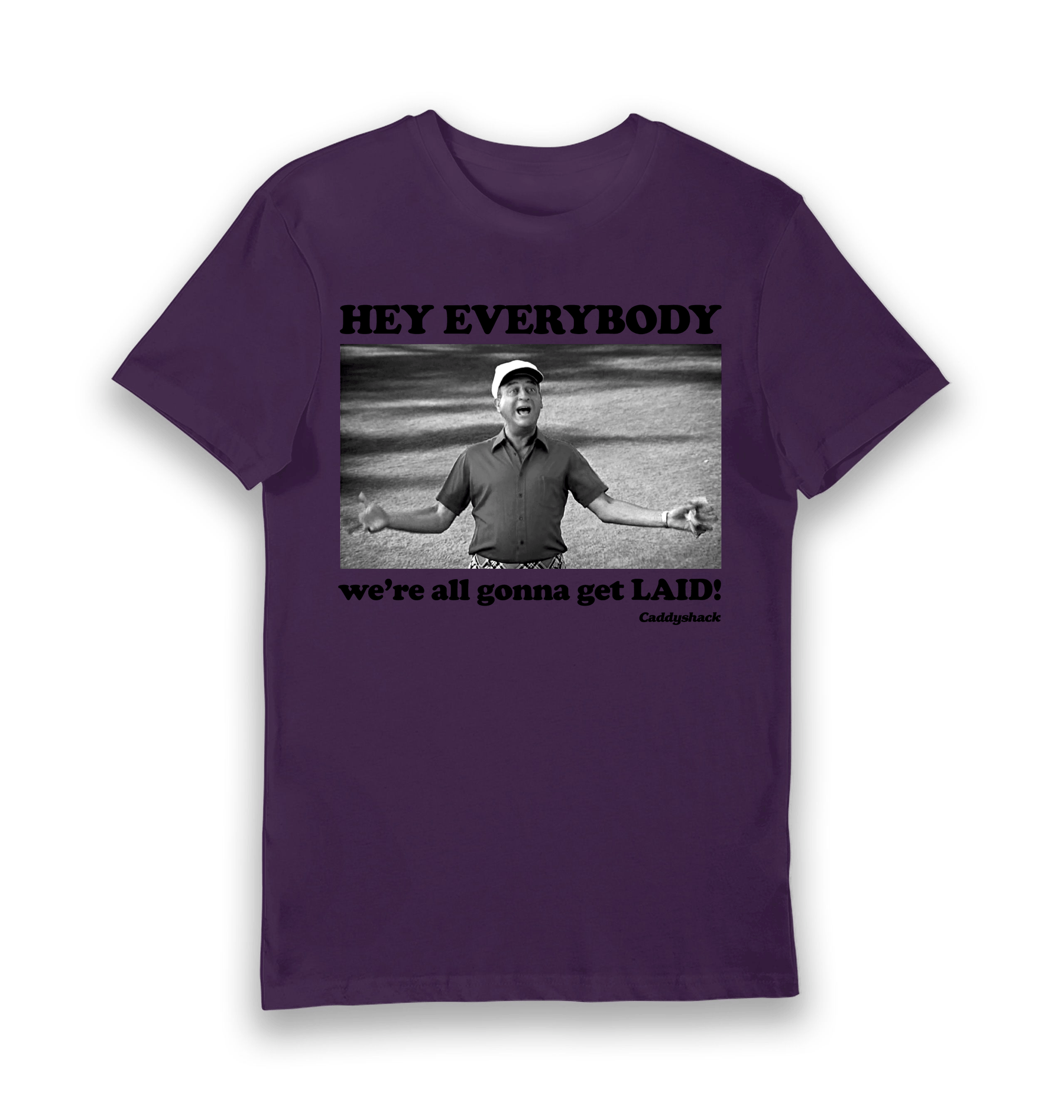 Purple Printed T-shirt Front