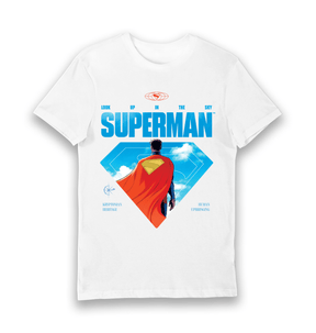 White Printed T-shirt Front