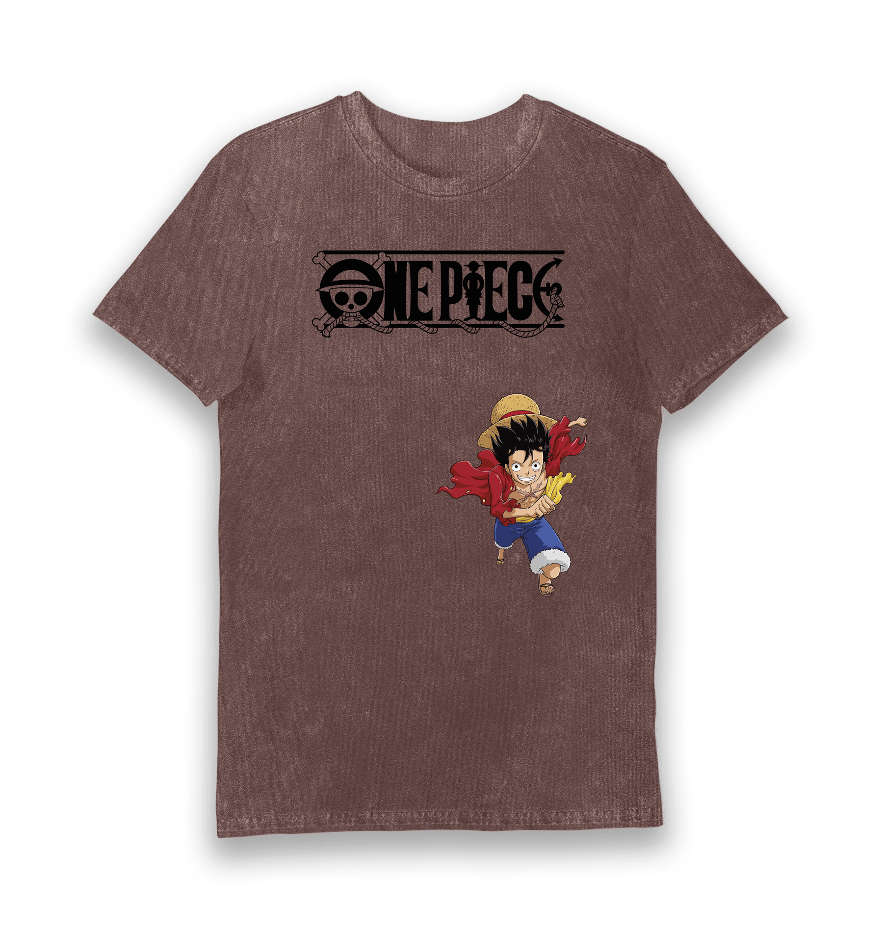 Vintage Red Printed T-shirt Front