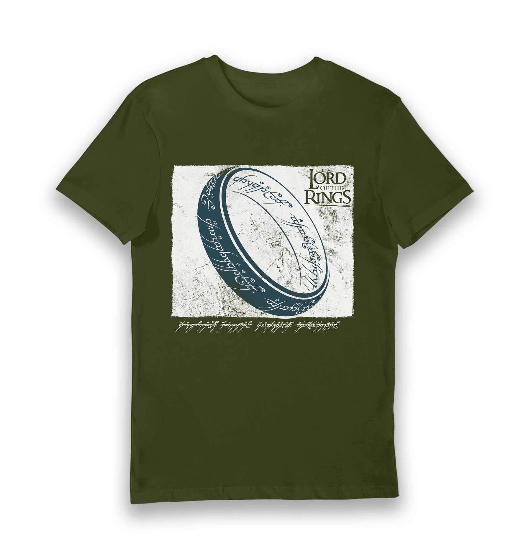 Forest Green Printed T-shirt Front