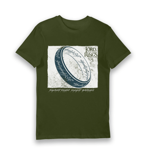 Forest Green Printed T-shirt Front