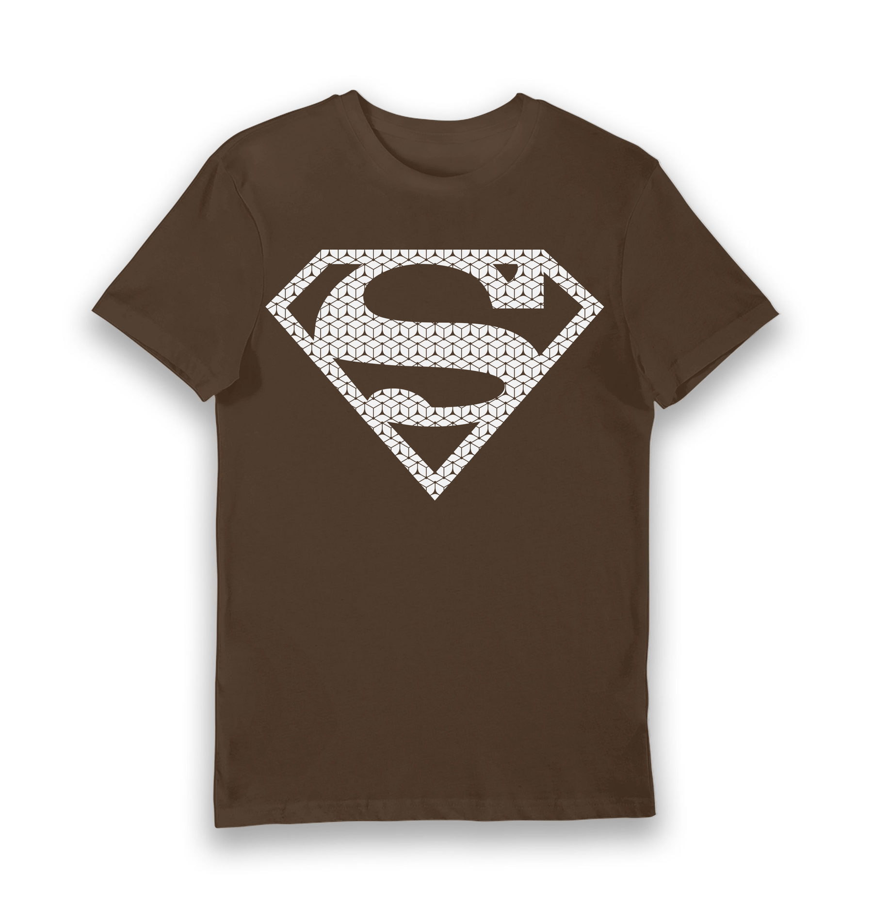 Brown Printed T-shirt Front