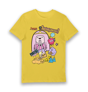 Yellow Printed T-shirt Front