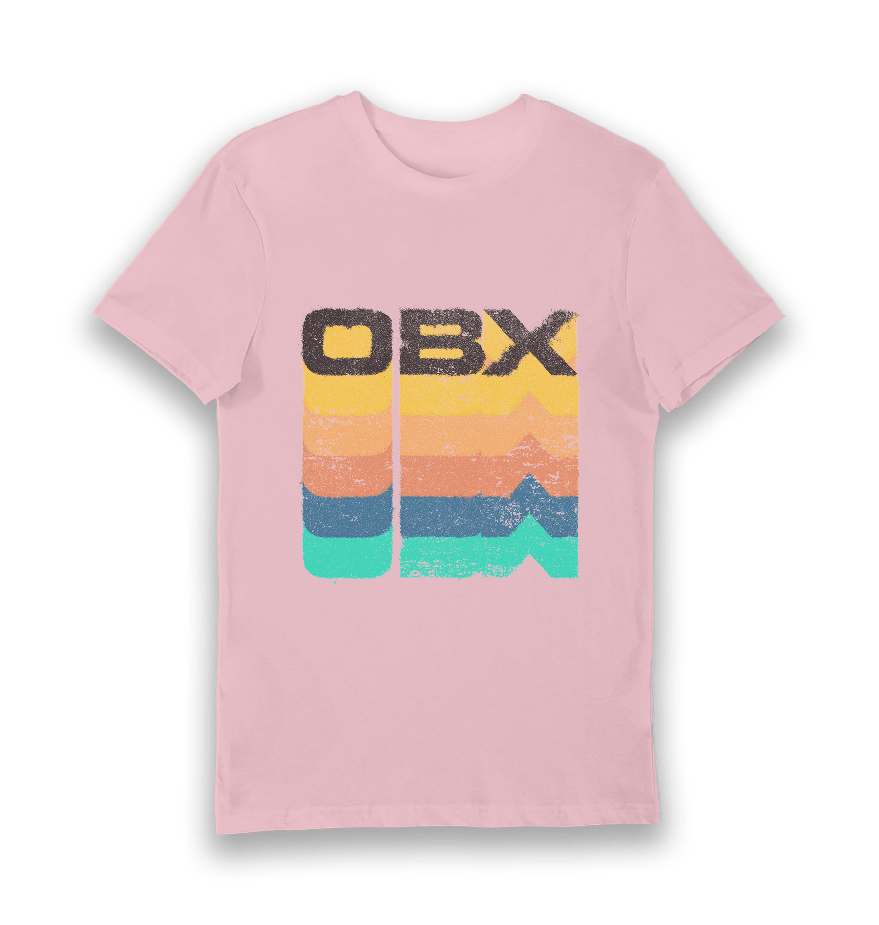 Pink Printed T-shirt Front