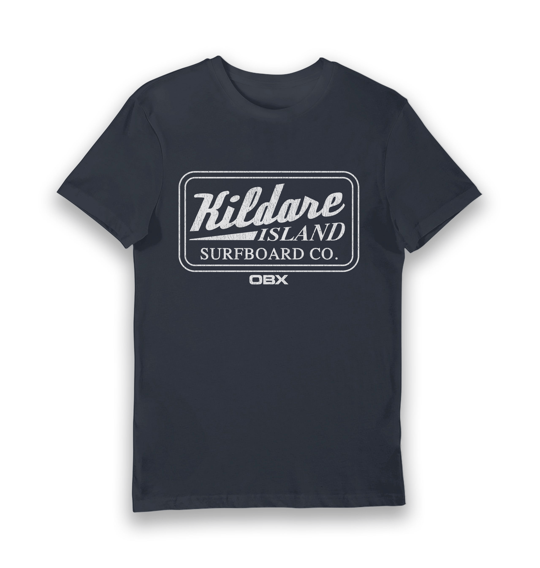 Navy Printed T-shirt Front