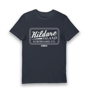 Navy Printed T-shirt Front