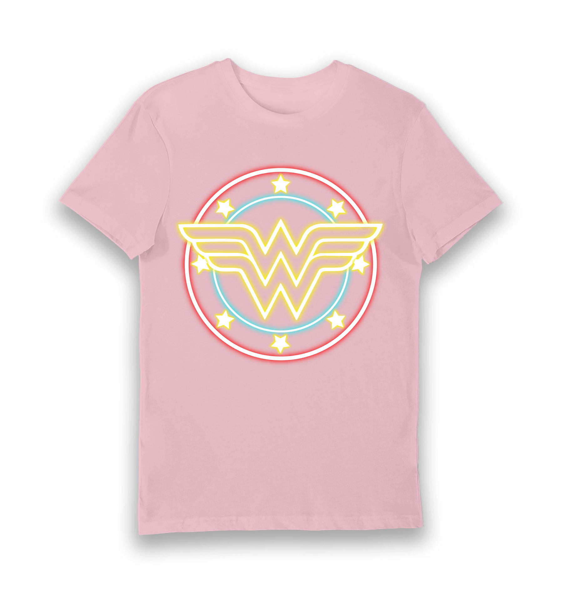Pink Printed T-shirt Front