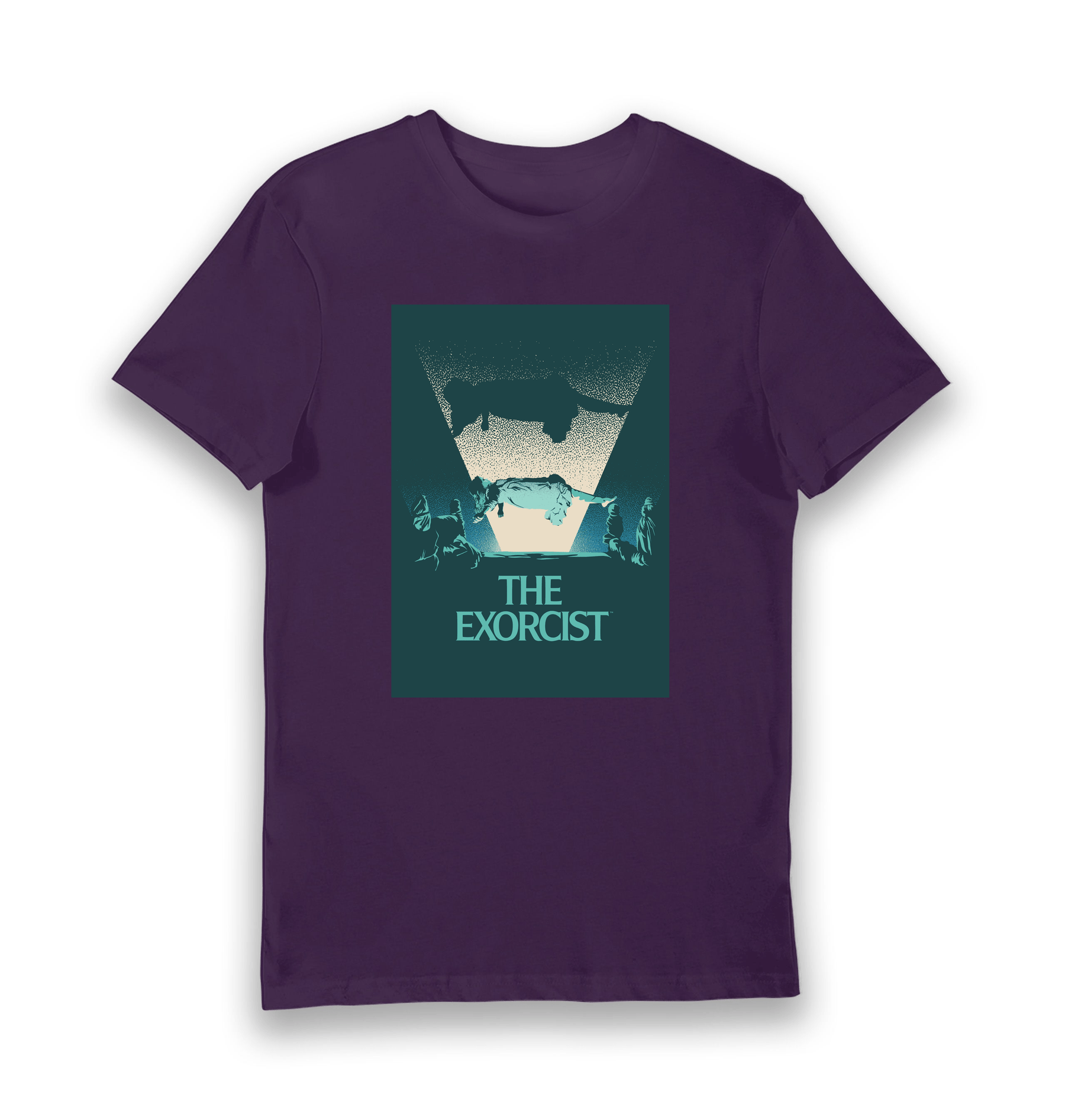 Purple Printed T-shirt Front