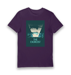 Purple Printed T-shirt Front