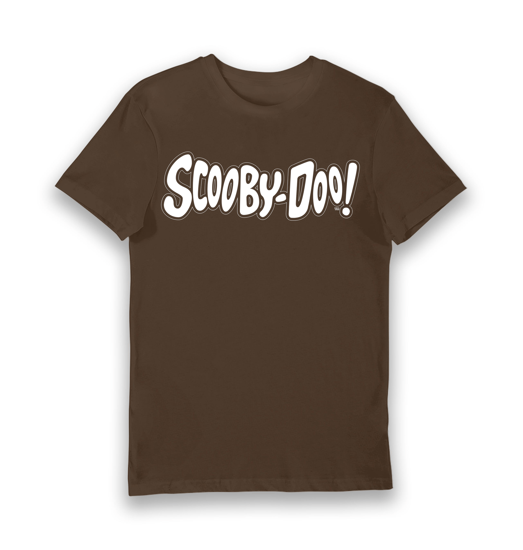 Brown Printed T-shirt Front