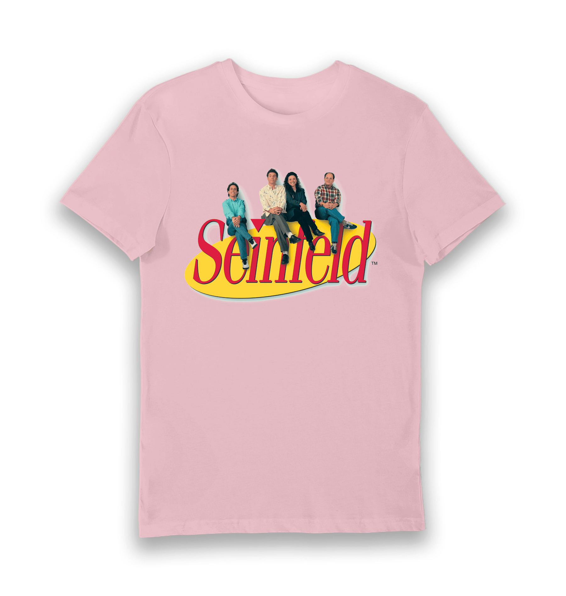 Pink Printed T-shirt Front