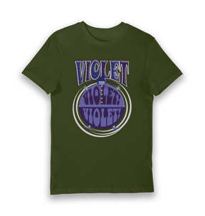 Forest Green Printed T-shirt Front