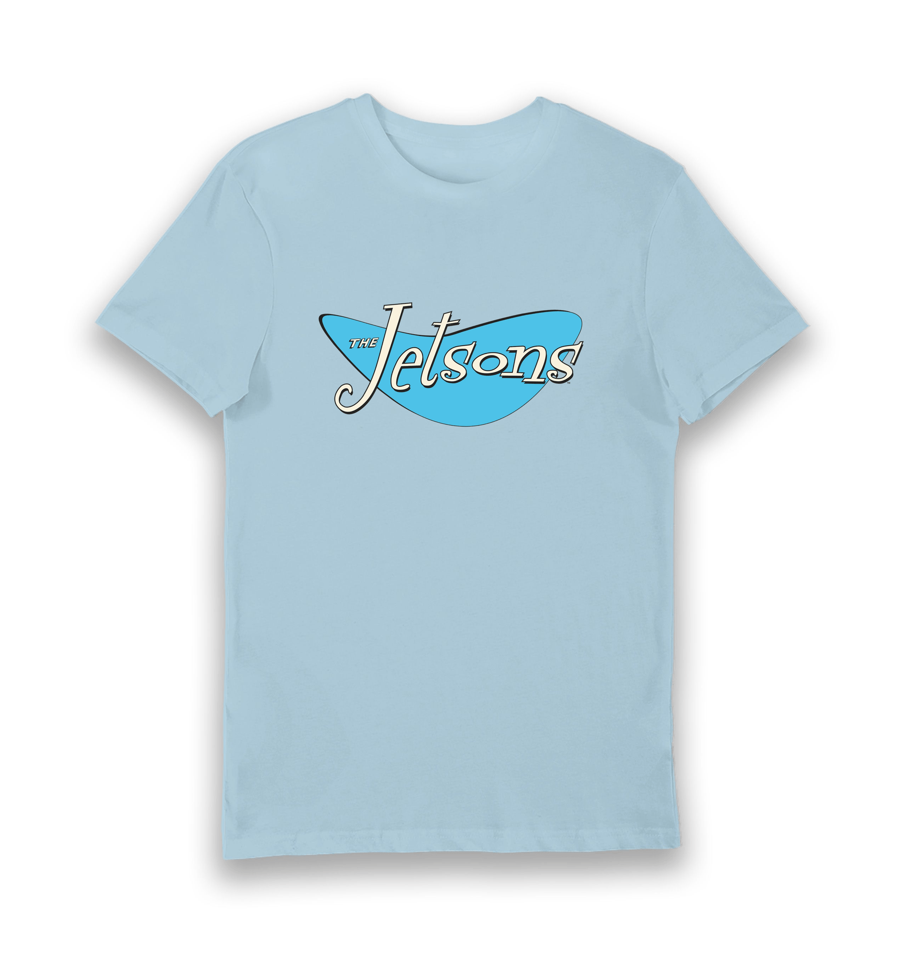 Light Blue Printed T-shirt Front