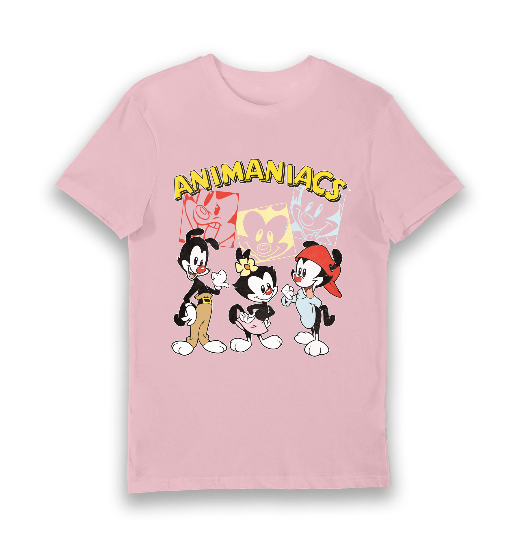 Pink Printed T-shirt Front