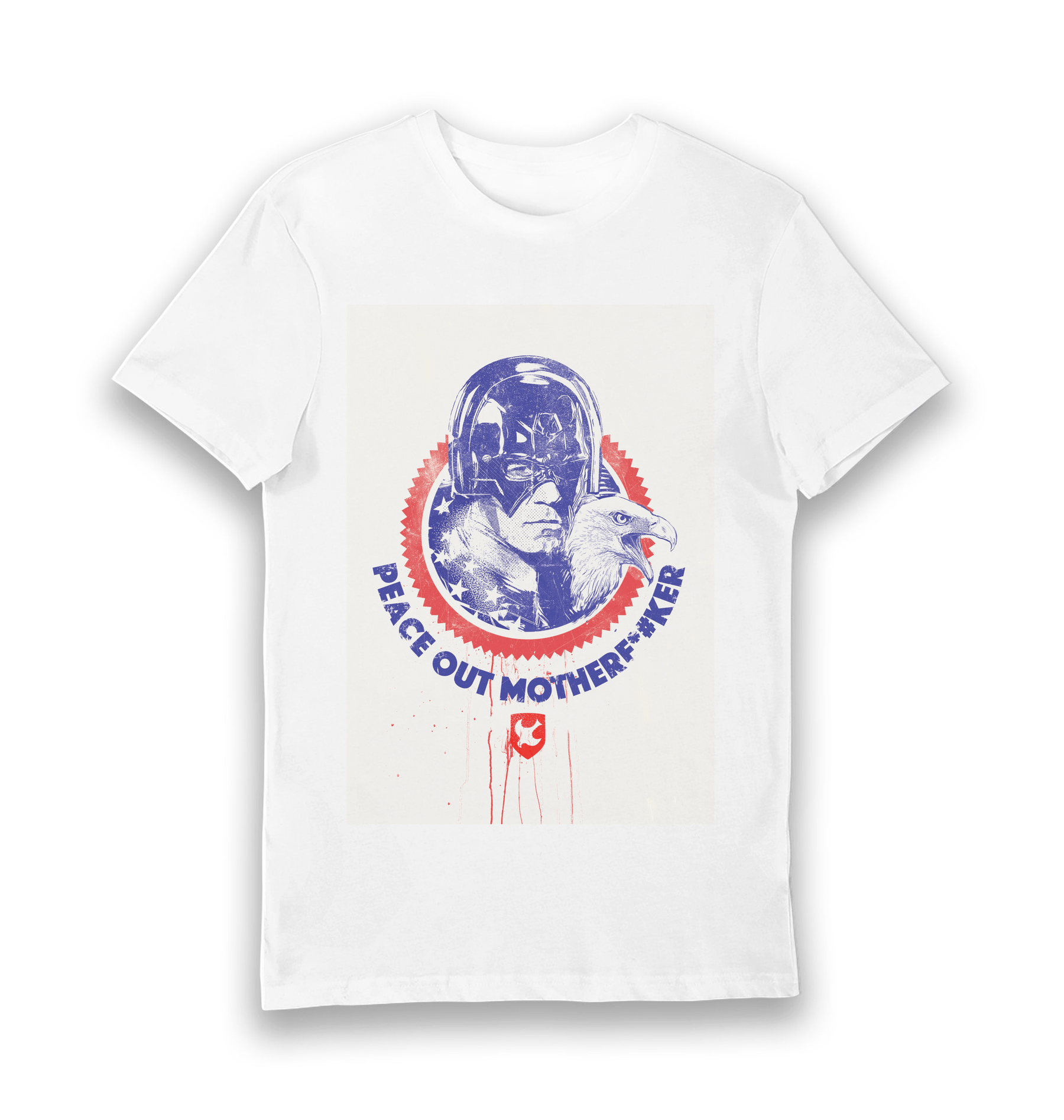 White Printed T-shirt Front