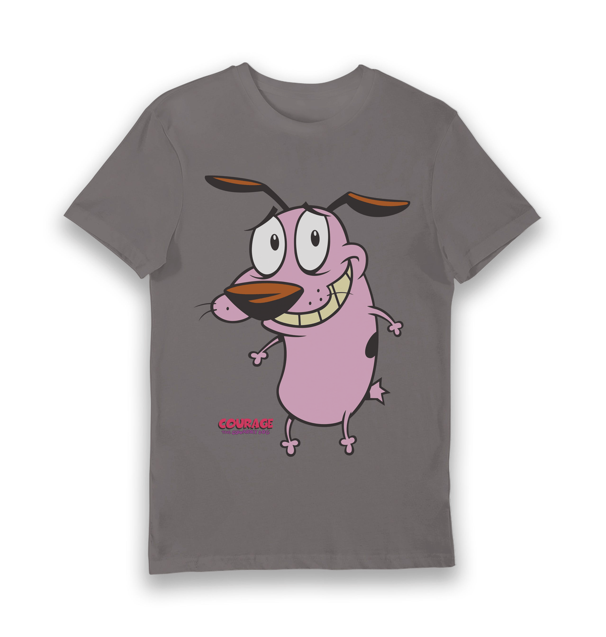 Charcoal Printed T-shirt Front