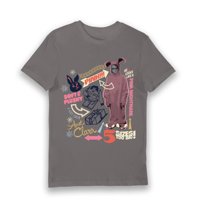 Charcoal Printed T-shirt Front